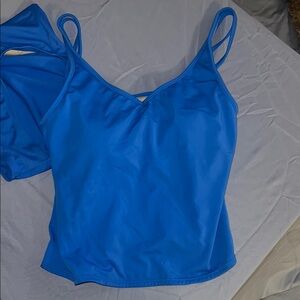 L.L. Bean Blue 2 price set swimsuit tankini